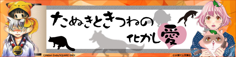 たぬきときつねの化かし愛特集